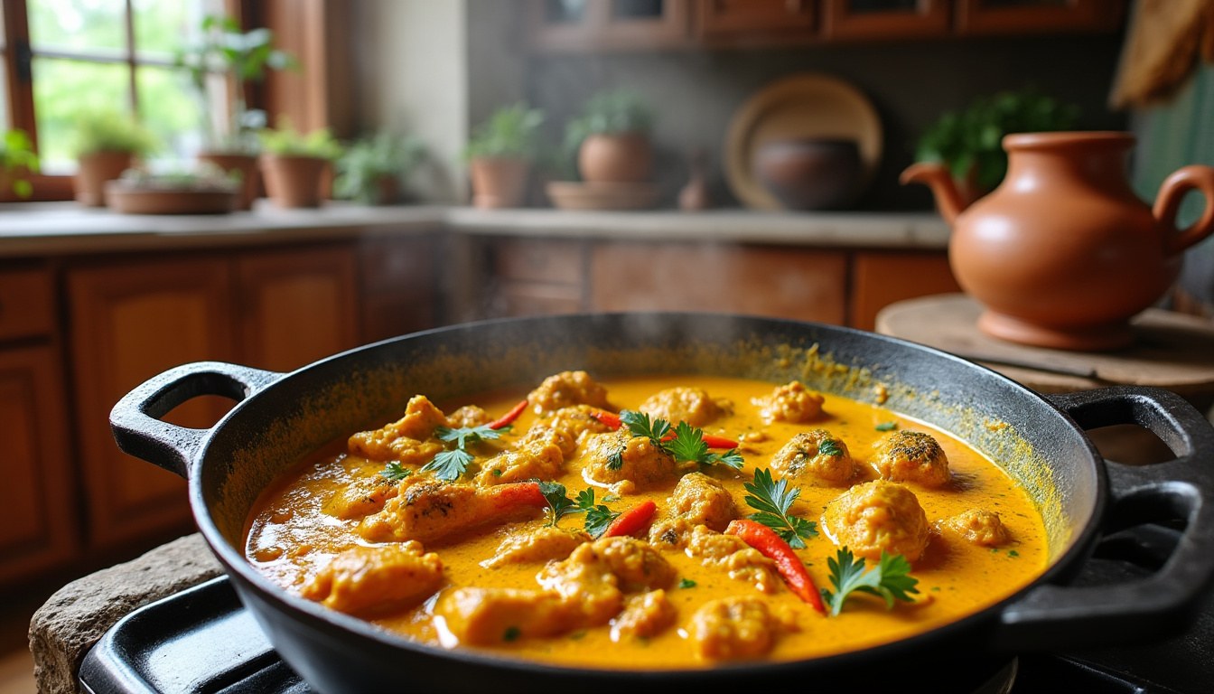 scopri la ricetta perfetta del pollo al curry: cremoso, speziato e delizioso come quello del ristorante. segui i nostri consigli per un piatto ricco di sapore e facile da preparare.