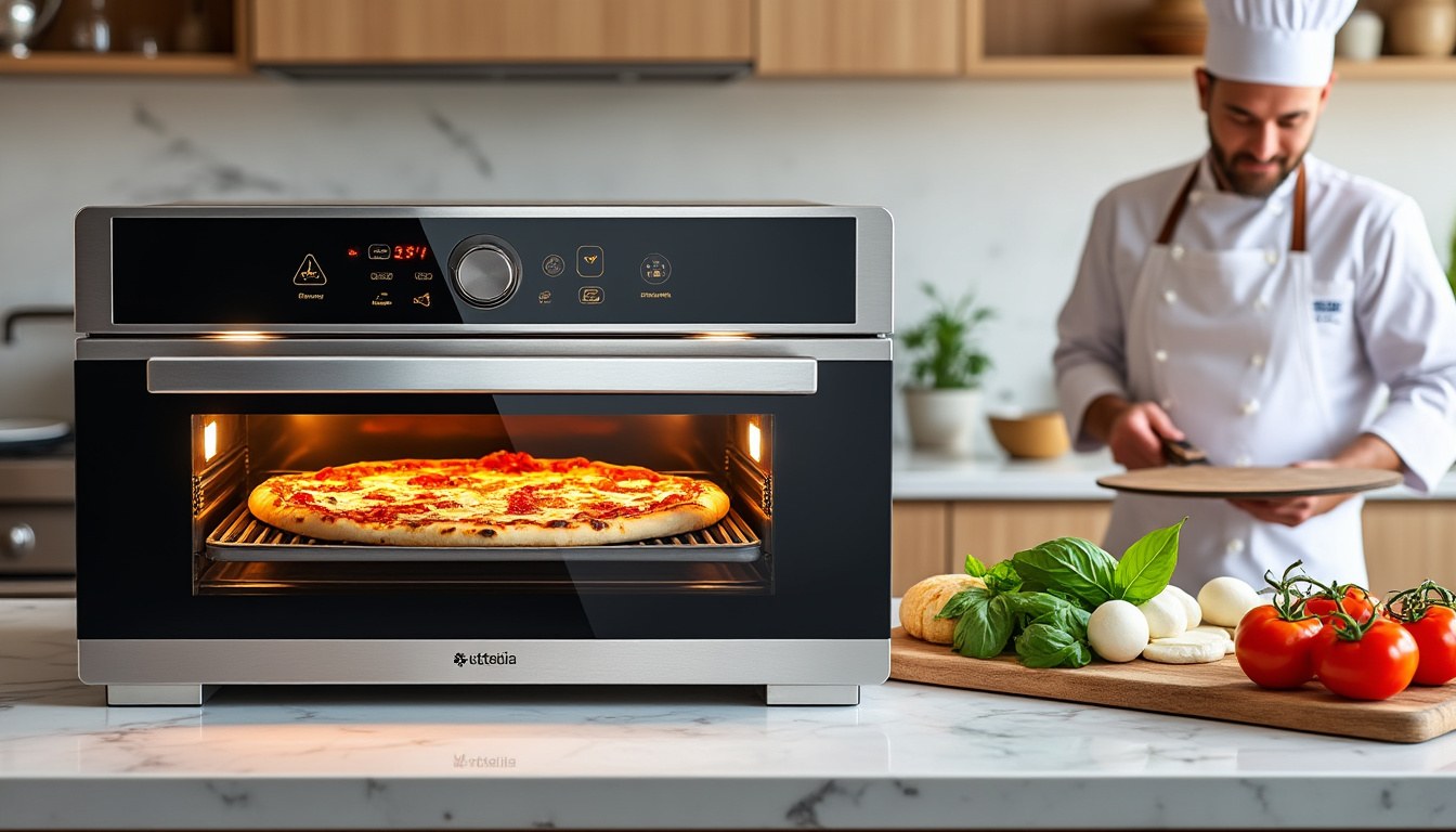scopri il forno a pizza elettrico per pizze croccanti e gustose proprio come in pizzeria. facile da usare, perfetto per preparare pizze autentiche a casa tua.