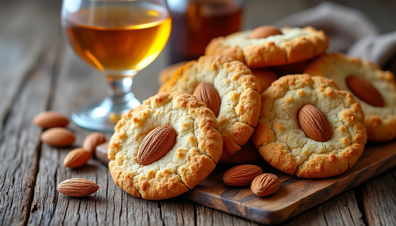 scopri la ricetta autentica dei cantucci di prato, i tradizionali biscotti alle mandorle croccanti, perfetti da gustare con un bicchiere di vin santo.